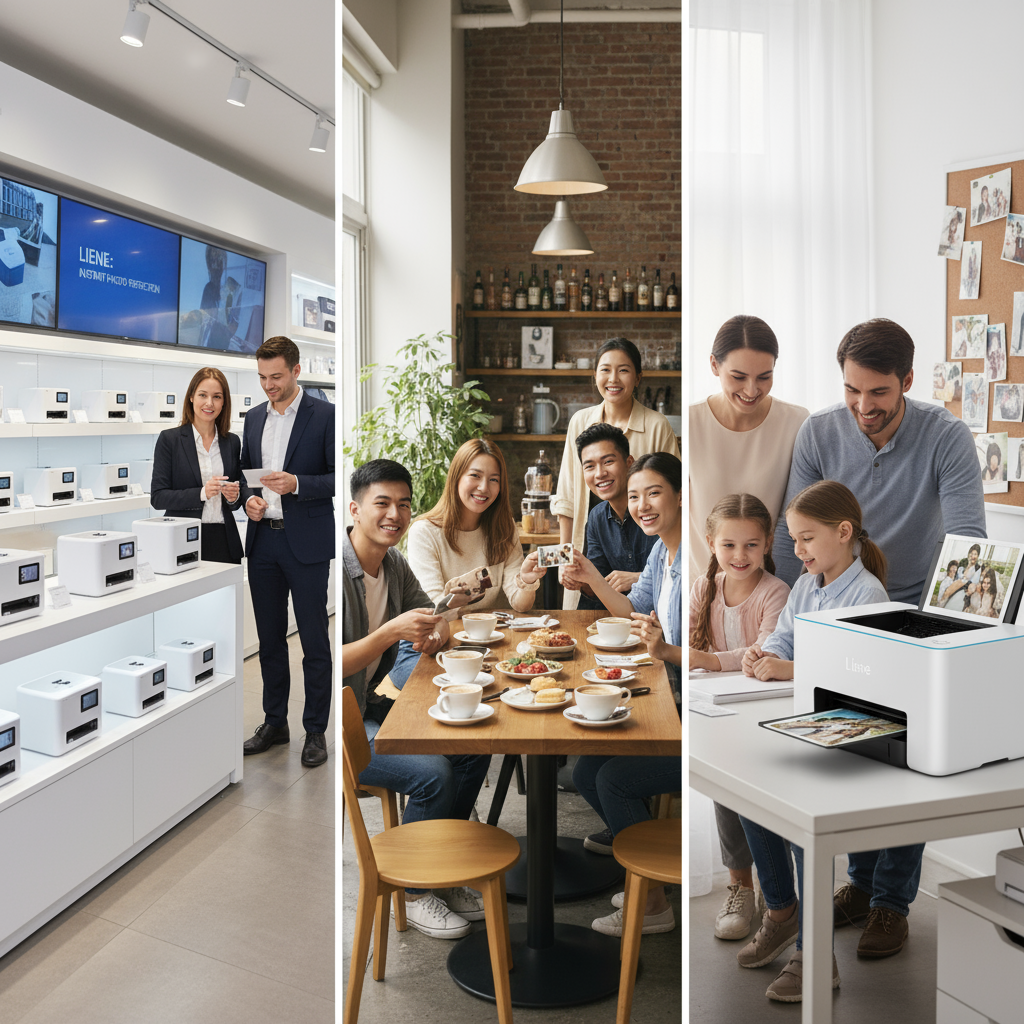 Liene photo printing solutions in global business environments